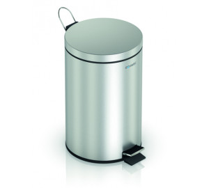 Papelera 5L inox satinada